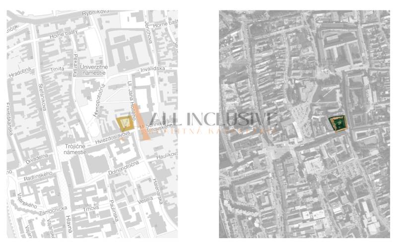 MEŠTIANSKY DOM | TRNAVA | CENTRUM - Mapa Trnavy zobrazuje umiestnenie Zvláštnych nehnuteľností na Hollého ulici.