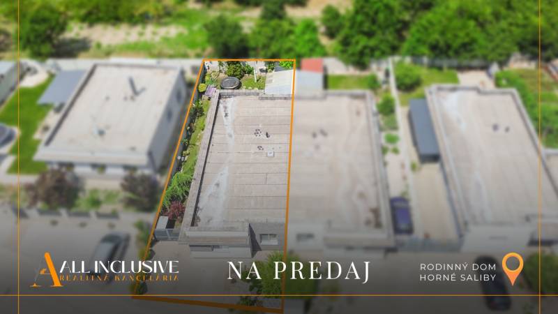 NA PREDAJ 4 IZBOVÝ ROD. DOM – NOVOSTAVBA, HORNÉ SALIBY - Rodinný dom v Horných Salibách s označenou strechou a záhradou na predaj.