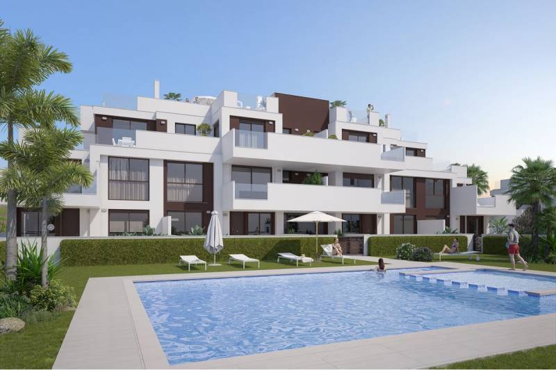 TORRE DE LA HORADADA -  nový rezidenčný komplex len 200 m od pláže - Rekreačný apartmán v Torre de la Horadada s bazénom, ležadlami a záhradou.