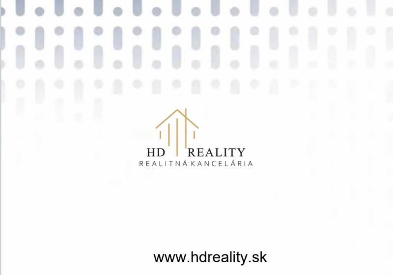 JEDINEČNÁ INVESTIČNÁ PRÍLEŽITOSŤ V SRDCI RUDLOVEJ, Rodinný Dom - Logo realitnej kancelárie HD Reality, s webovou adresou www.hdreality.sk.