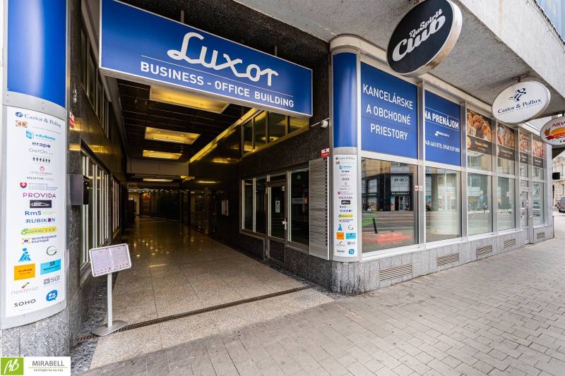 Klimatizované kancelárie v centre mesta na Štúrovej ulici  - Kancelárie na prenájom v budove Luxor na Štúrovej ulici v Bratislave - Starom Meste.