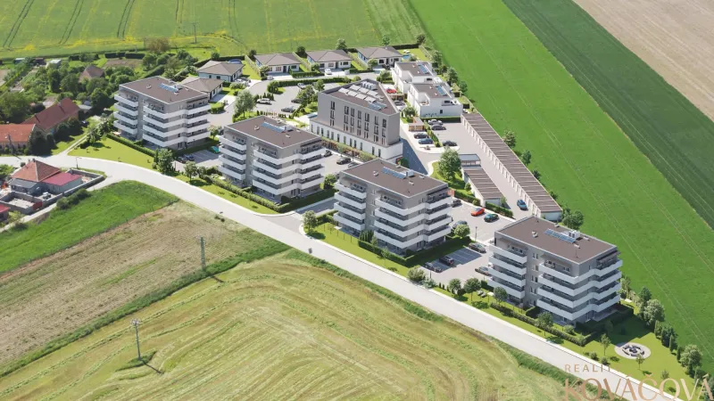 Výnimočný 2-izb. byt so záhradou a bazénom – projekt SELANKY, Pobedim - SELANKY3_C1_AERIAL_6KAI-cut.webp