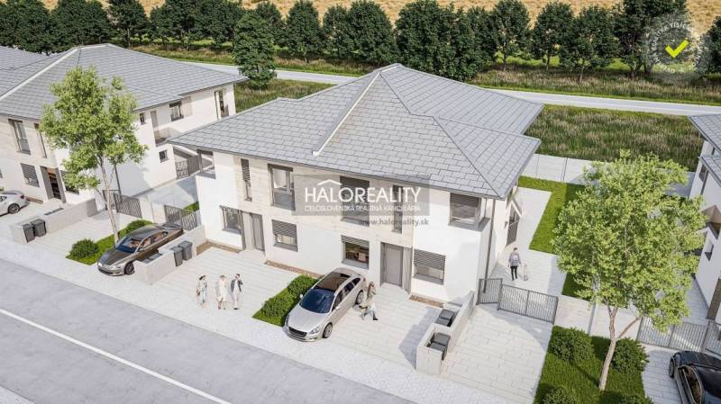 Predaj, trojizbový byt Lužianky, Jaseňová ulica, na ... - Exteriér 3-izbového bytu v Lužiankach s parkovaním a zelenou výsadbou.