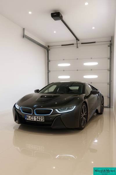 Na predaj: Novostavba 4-izbového rodinného domu s garážou – Cífer, čas - Luxusné športové auto zaparkované v priestornom interiéri rodinného domu.