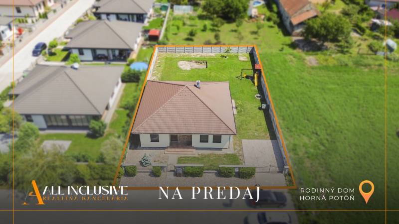 NA PREDAJ 4-IZBOVÝ RODINNÝ DOM, ČEČÍNSKA POTÔŇ - Rodinný dom na Čečínskej Potôni v Hornej Potôni s veľkou záhradou, na predaj.