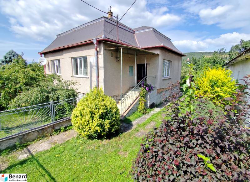 RODINNÝ DOM, VEĽKÝ ŠARIŠ, 608 M2 - Rodinný dom vo Veľkom Šariši so záhradou a príjazdovou cestou, obklopený zeleňou.