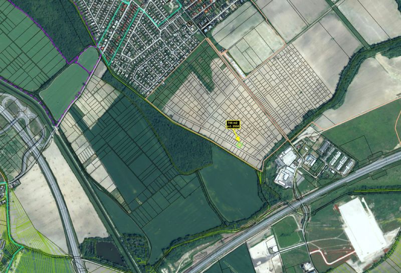 Investičný pozemok 746 m² – Chorvátsky Grob, časť Čierna Voda - Suché