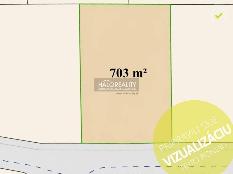 Predaj, pozemok pre rodinný dom 703 m2 Levice, Kal...