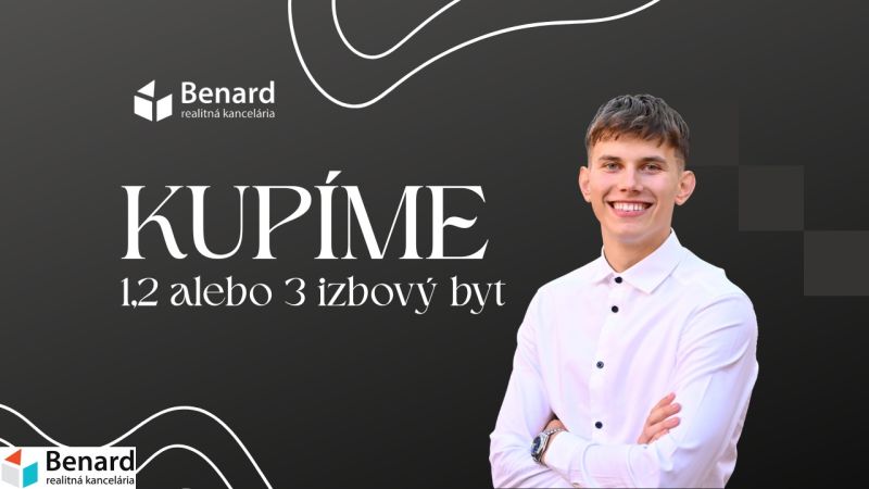 Kúpime 1,2 alebo 3 izb. byt v Košiciach - Realitná agentúra hľadá 1, 2 alebo 3-izbové byty na kúpu.