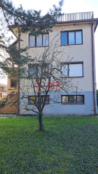 Rodinný dom, garáž a záhrada 1.400 m2, Hronské Kosihy (SM–847) - Rodinný dom v Hronských Kosihách so záhradou a samostatne stojacim stromom.