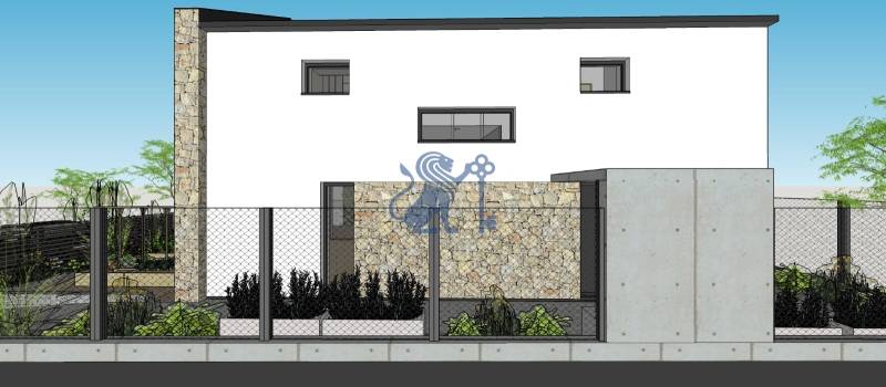 NA PREDAJ 5i rekreačný RD | Pekná cesta | Lesopark Rača  - Rodinný dom na Peknej ceste v Bratislave - Rači s kamenným obkladom a plotom.