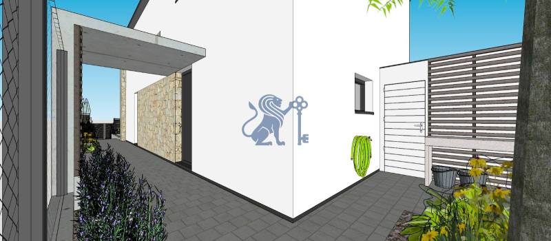 NA PREDAJ 5i rekreačný RD | Pekná cesta | Lesopark Rača  - Rodinný dom na Peknej ceste v Bratislave - Rači so záhradou a kamenným obložením.