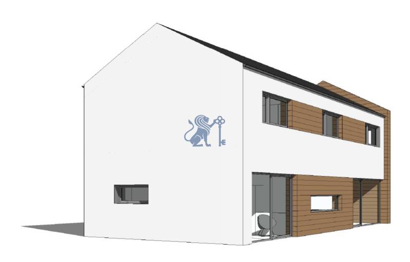 PREDAJ 5i rekreačný RD | Pekná cesta | Lesopark Rača  - Rodinný dom na Peknej ceste v Bratislave - Rači s dreveným obkladom a modernými oknami.