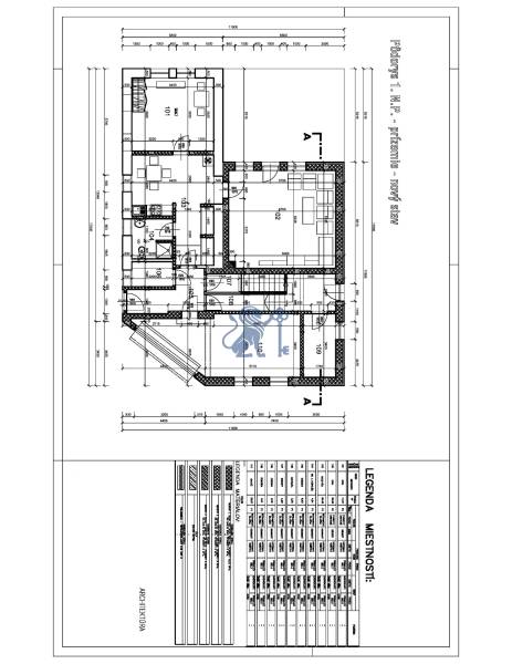ZNÍŽENÁ cena - viacgeneračný  rodinný dom v Borinke  - Pôdorys prízemia na ulici Borinka: návrh interiéru, rozmiestnenie izbových priestorov rodinného domu.
