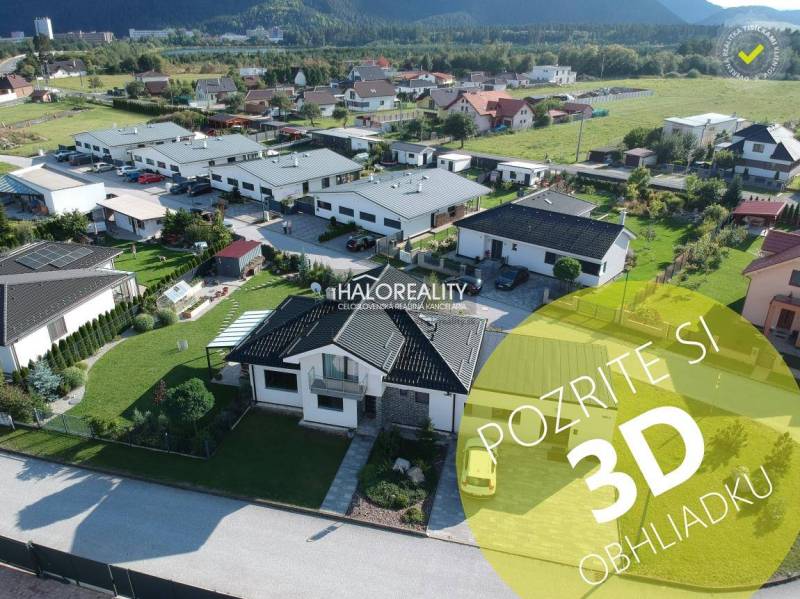 Predaj, rodinný dom Batizovce, + polyfunkčný objekt,... - Letecký pohľad na rodinný dom v Batizovciach so záhradou a okolím dediny.