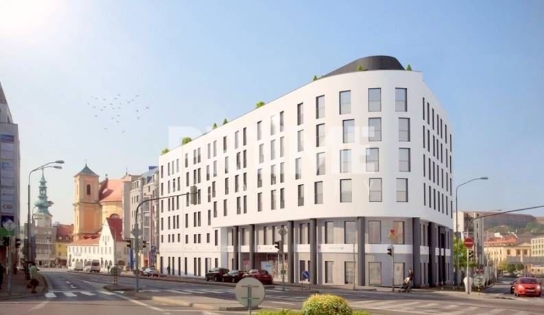 MODERNÝ 2i byt, NOVOSTAVBA, CENTRUM, Suché Mýto, Staré Mesto - Moderná budova na ulici Suché mýto v Bratislave - Starom Meste s okolitými historickými stavbami.