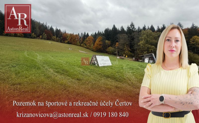 Pozemok na športové a rekreačné účely Čertov- 19.340m2