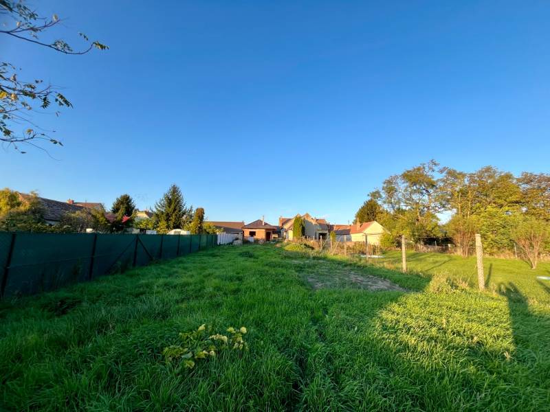 NOVOSTAVBA  ATRAKTÍVNY 4 I RODINNÝ DOM,650m2 pozemok - Pozemok s trávnatým porastom a oplotením v Cíferi pri rodinných domoch.