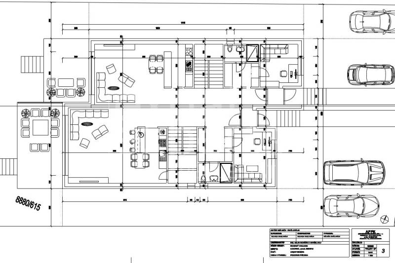 Stavebný pozemok na RD /dvojdom, pri lese za traťou, 1170m2, všetky IS - Pôdorys rodinného domu z kategórie Pozemky - bývanie so štyrmi miestnosťami.