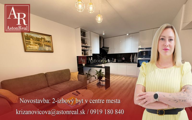 Moderný nadštandardný 2-izbový byt v novostavbe na Námestí slobody