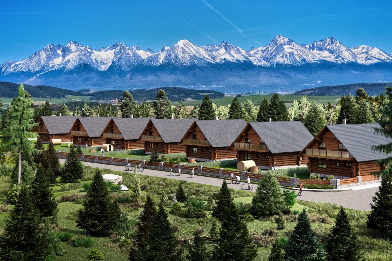 Ponúkame na predaj Tatranský Zrub Timber, Nová Lesná, Pozemok 617 m2