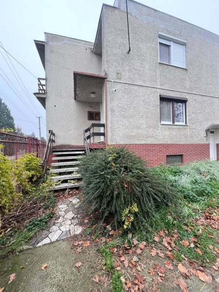 PRIESTRANNÝ 7-IZBOVÝ RODINNÝ DOM S VEĽKÝM POZEMKOM V DLHEJ NAD VÁHOM  - Rodinný dom v Dlhej nad Váhom s tehlovým soklom, schodiskom a upravenou záhradou.