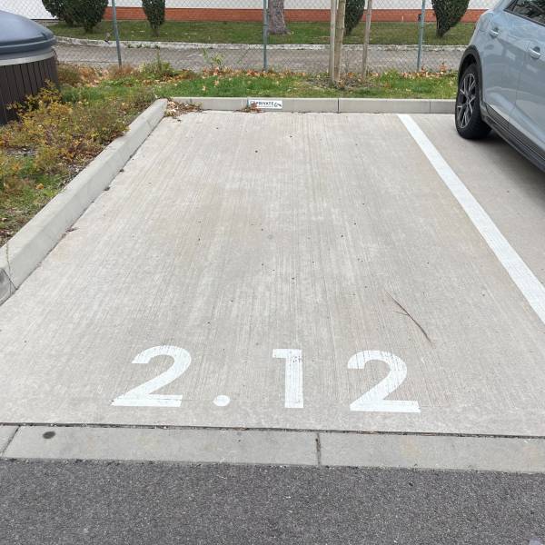 Súčasný 2-izbový byt v novostavbe – Matadorka  - Parkovacie miesto 2.12 s označením 