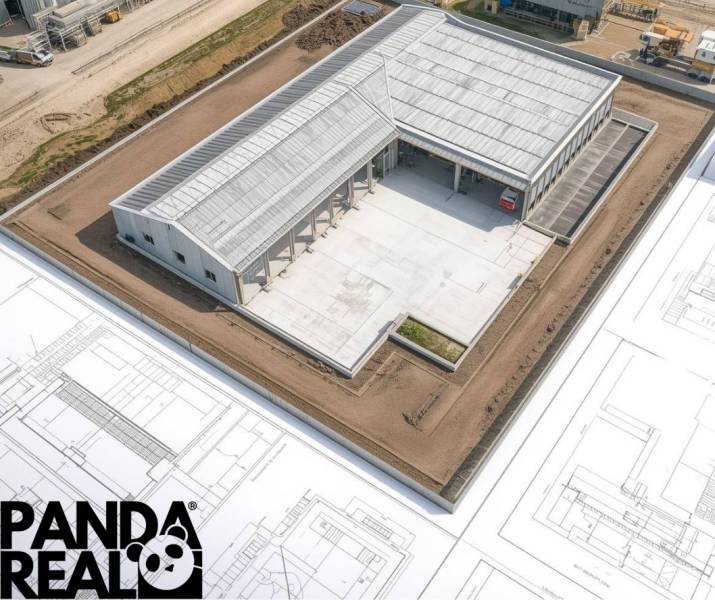 POZEMOK NA VÝSTAVBU HALY  - Výstavba komerčného komplexu v Bojnej s detailmi architektonických plánov.