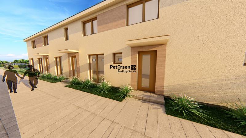 PREDPREDAJ – 2-izbový tehlový mezonet s pozemkom | Topoľčianky - Moderná bytová jednotka s vonkajšími vchodmi na Litoměřickej ulici v Topoľčiankach.