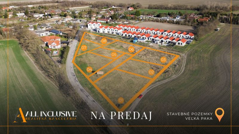 ALL INSLUSIVE | NA PREDAJ ATRAKTÍVNE STAVEBNÉ POZEMKY BLÍZKO ŠAMORÍNA
