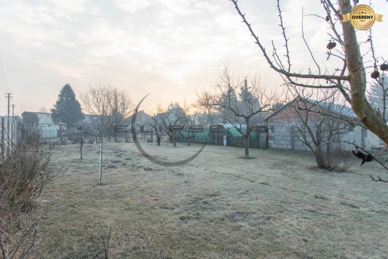 NA PREDAJ priestranný 4-izbový rodinný dom v Plaveckom Štvrtku - Záhrada rodinného domu v Plaveckom Štvrtku s ovocnými stromami a trávnikom.