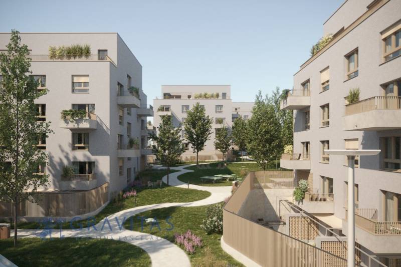 Na predaj 2-izbový byt s balkónom - A3 - Nové bytové domy obklopené zeleňou, vhodné pre 2-izbový byt s krásnym výhľadom.