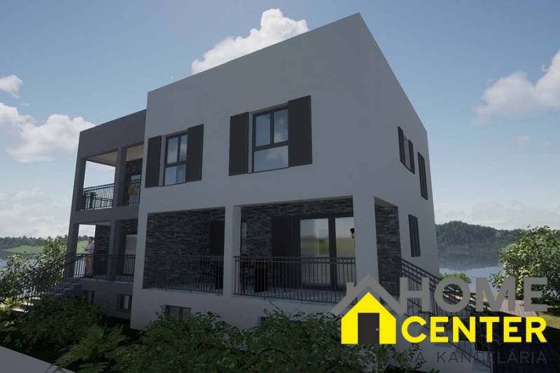 NA PREDAJ rozostavaný dom / 303 m²/na ostrove ČIOVO - Rekreačný apartmán na Čiove s výhľadom na zeleň a modernú architektúru.