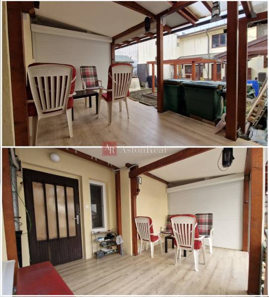 AstonReal: EXKLUZÍVNE predaj rodinný dom Spišská Nová Ves - Ferčekovce - Záhrada rodinného domu na Laboreckej ulici v Spišskej Novej Vsi s plastovým sedením.