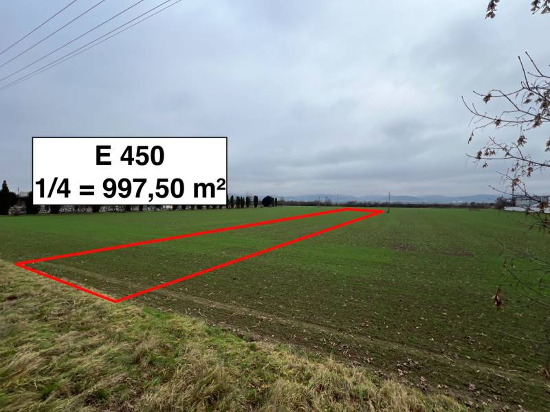 Pruské – Investičný pozemok v komasácii - Pozemky - komerčné v Pruskom, označené na predaj, celková plocha 997,50 m².