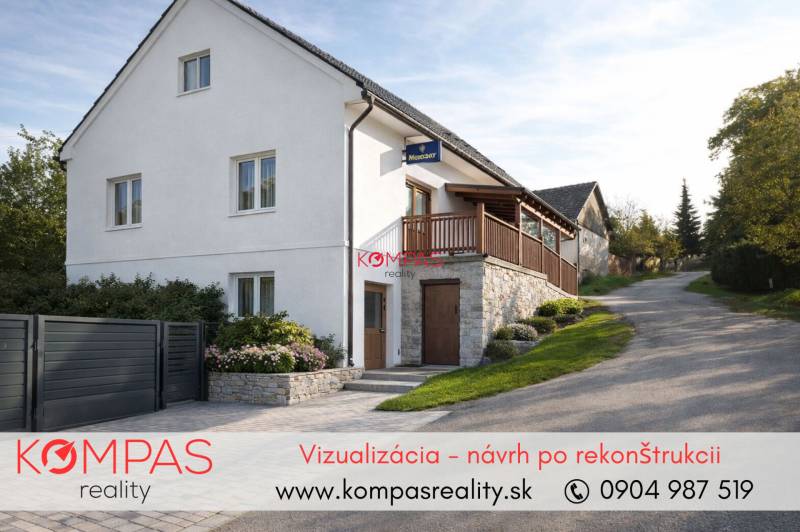 INVESTIČNÁ PRÍLEŽITOSŤ, BUDOVA NA PODNIKATEĽSKÉ ÚČELY - KALINKA - Biely dom s kamennými detailmi a záhradou, Vígľašská Huta-Kalinka, obchodné priestory.