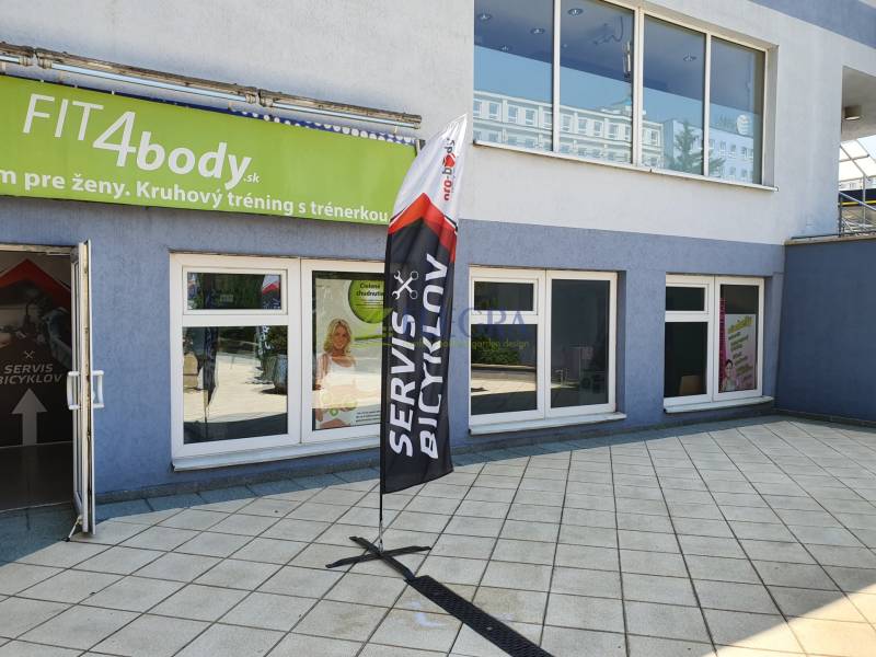 Na prenájom: kancelárske a obchodné priestory Letná 40,  Košice - Bicyklový servis a fitnes centrum na Letnej ulici v Košiciach - mestskej časti Sever.