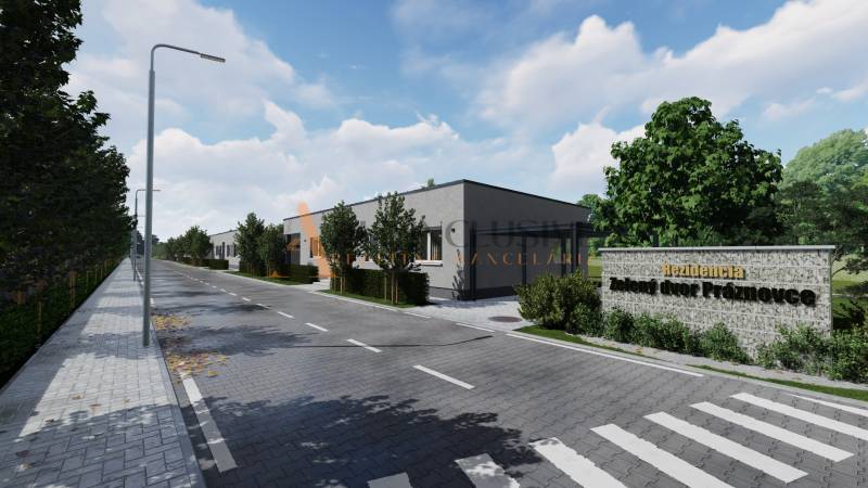 POSLEDNÁ NOVOSTAVBA - HOLODOM | PRÁZNOVCE - Ulica PRÁZNOVCE v Topoľčanoch so súčasťou Rezidencie Zelený dvor a rodinnými domami.