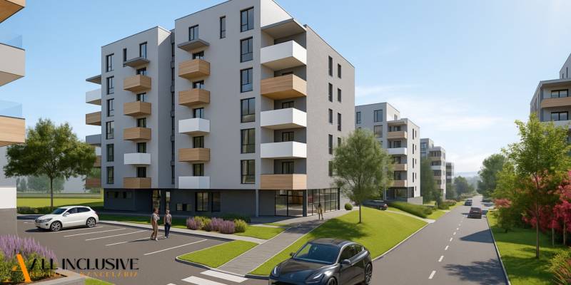 1i - 2i - 3i BYTY V NOVOSTAVBE | NITRA - MLYNARCE - Nové bytové domy na Kmeťovej ulici v Nitre s parkovacími miestami a zeleňou.