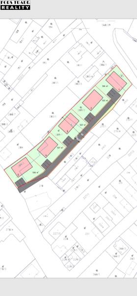 Predáme stavebný pozemok v obci Kajal - 3004m2 - vhodné na 5RD - Plán pozemkov na Starej ulici v Kajale pre bývanie.