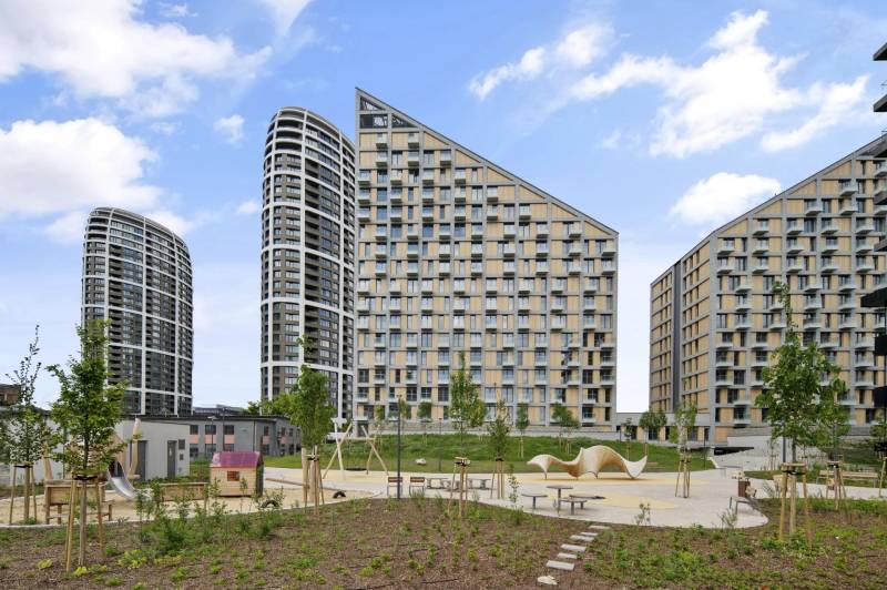 NUERA︱METROPOLIS - 1,5 izbový BYT (nie apartmán) v Starom Meste - Nízkoenergetické obytné budovy s parkom a ihriskom v Bratislave - Starom Meste, Bottovej ulici.