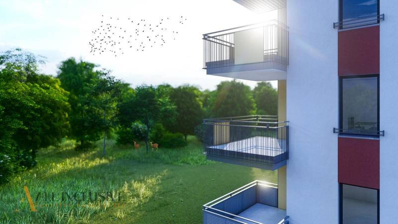 NA PREDAJ 3 IZBOVÉ BYTY DUNAJSKÁ STREDA - Na ulici Júliusa Lőrincza, balkóny a prírodné prostredie pri 2-izbovom byte.