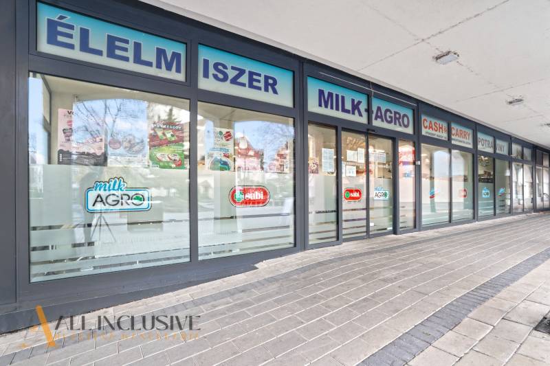 NA PRENÁJOM OBCHODNÝ PRIESTOR V DUNAJSKEJ STREDE - Obchodné priestory na Námestí Armina Vamberyho v Dunajskej Strede s výkladmi a chodníkom.