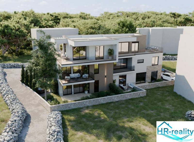 Murter(HR)-moderné byty v novostavbe od 280.000eur - Rekreačný apartmán v Murter sa nachádza v prírodnom prostredí s kamennými plotmi.