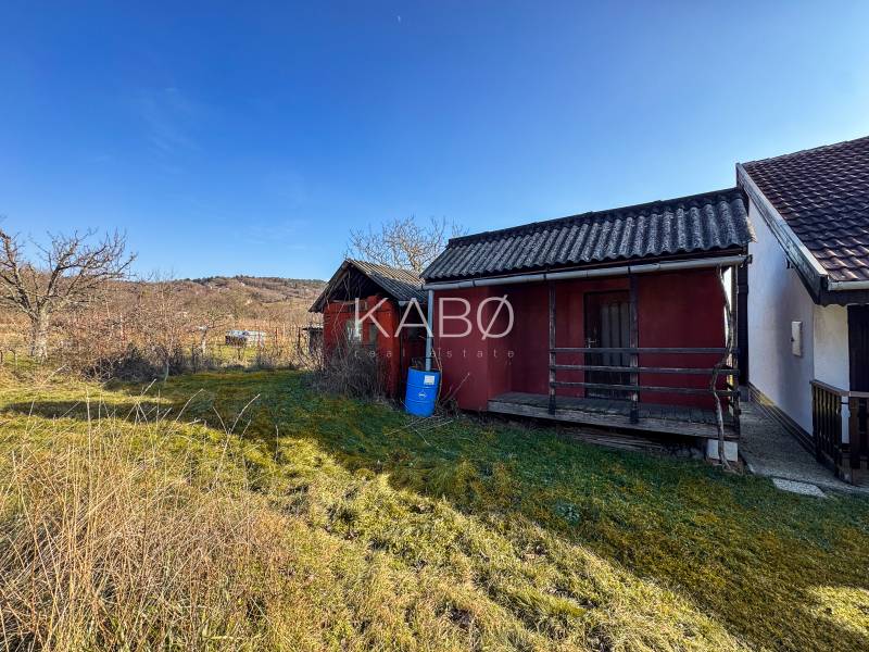 Na predaj  vinica v krásnej lokalite - 895 m2 - Nitra - Na Ambrovej ulici v Nitre sú viditeľné skromné drevené chatky medzi vinicami.