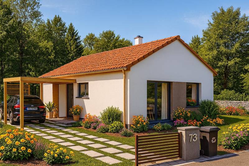 *RODINNÝ DOM V CENE BYTU**12km od LIPTOVSKÉHO MIKULÁŠA** - Rodinný dom v Liptovskej Sielnici, obklopený záhradou a parkovacím prístreškom, pozemky na bývanie.