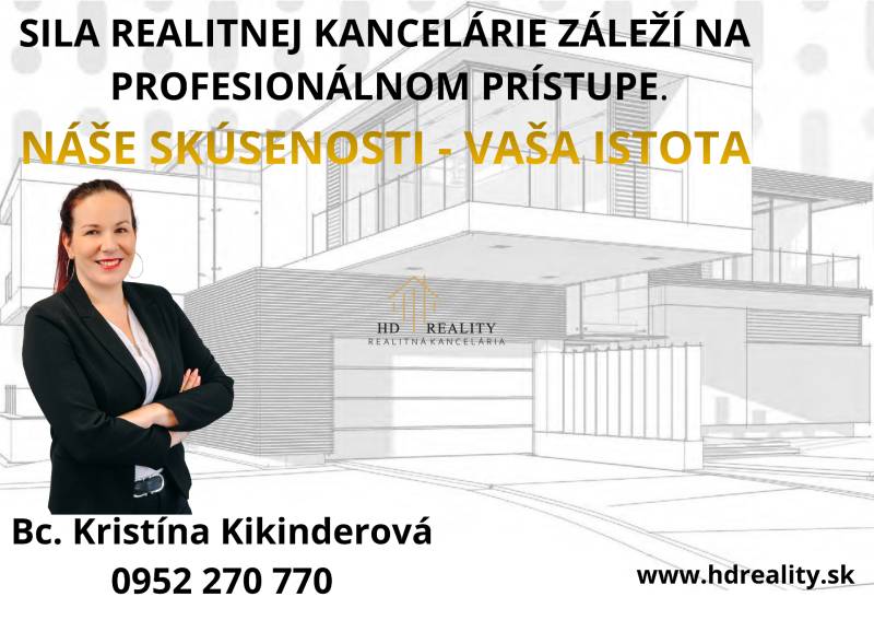 Predaj ,drevená chatka v obci Kráľovce Krnišov - Reklama realitnej kancelárie predstavuje profesionálne služby s dôrazom na skúsenosti a istotu.