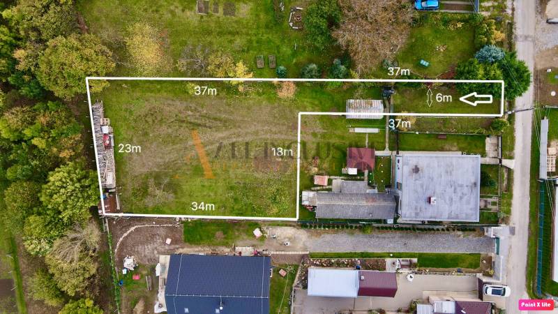 STAVEBNÝ POZEMOK | NITRIANSKA BLATNICA - Letecký pohľad na pozemky pre bývanie v Nitrianskej Blatnici, Nitrianskej Blatnici.