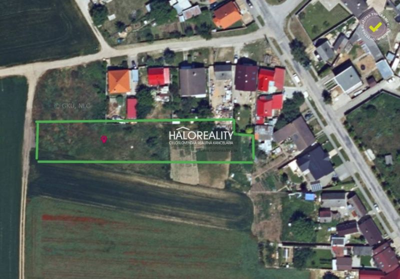 Predaj, pozemok pre rodinný dom 2143 m2, Veľké Kosto...