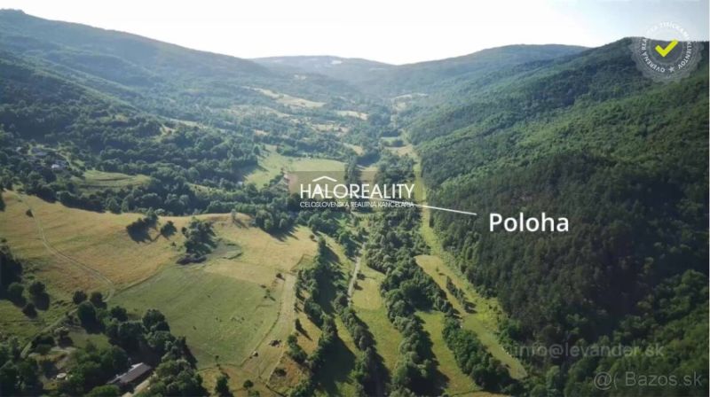 Predaj, pozemok pre rodinný dom   1000 m2 Horný Tiso... - Letecký pohľad na Pozemky - bývanie v Hornom Tisovníku obklopené lesmi a lúkami.